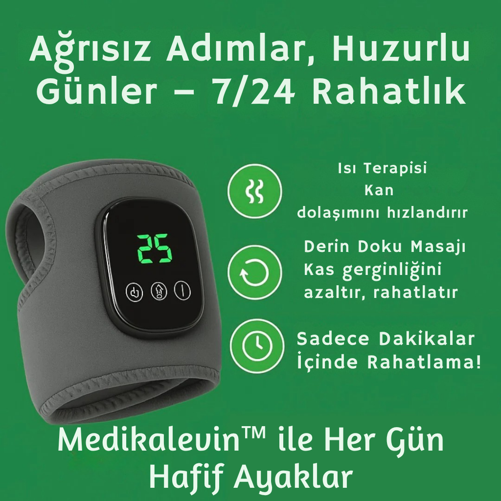 Medikal Evin™ Ayak Ağrısı Giderici 3’ü 1 Arada Terapi Cihazı ( 3 Etkili Derin Dönüşüm Mekanizması )