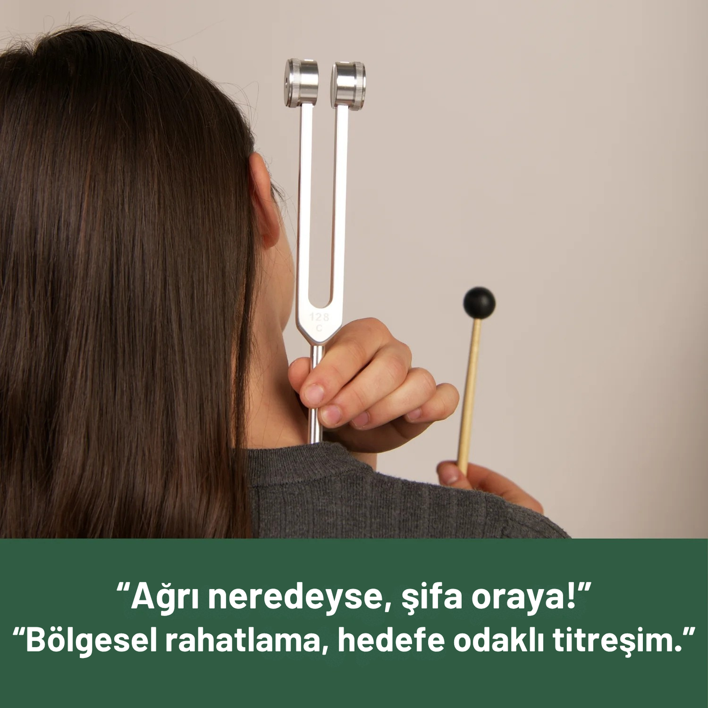 MedikalEvin™ 128Hz Sinir Sakinleştirici Titreşimli Terapi