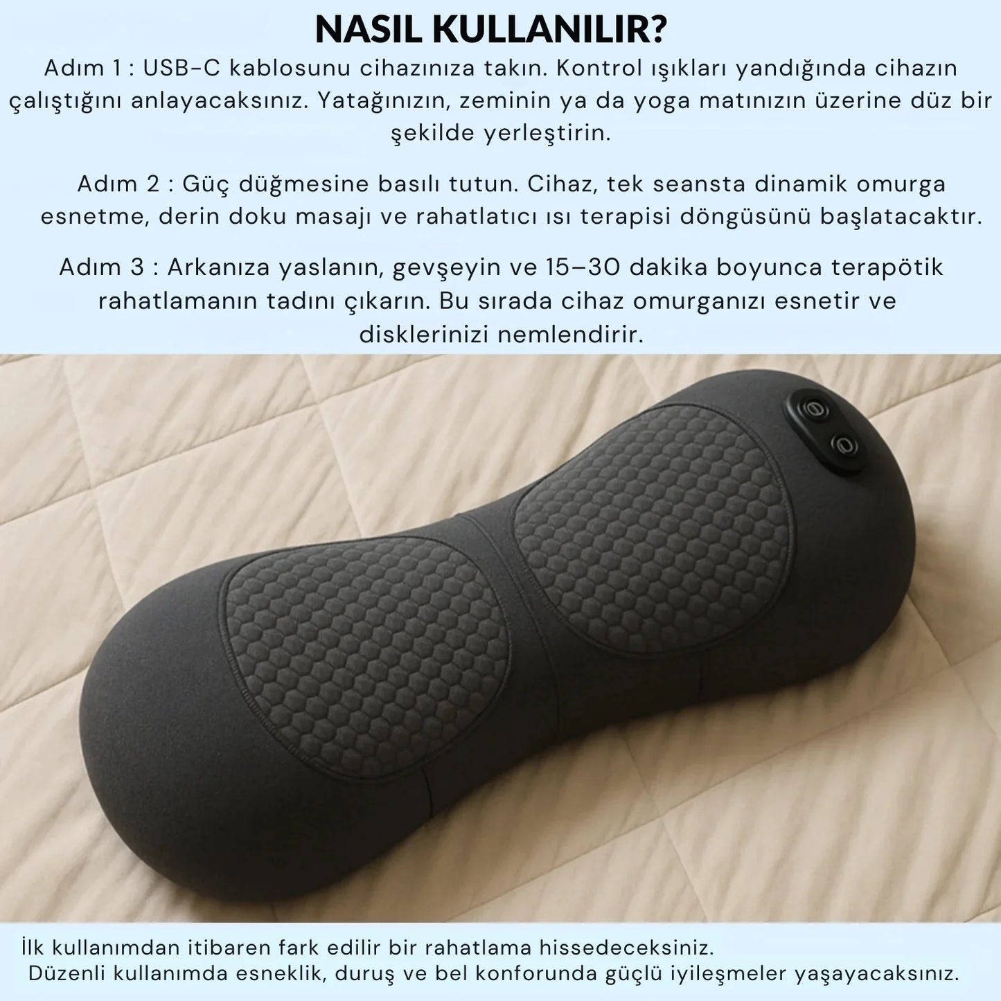 Medikalevin™ OrtoFlex Siyatik & Bel Masaj Aleti