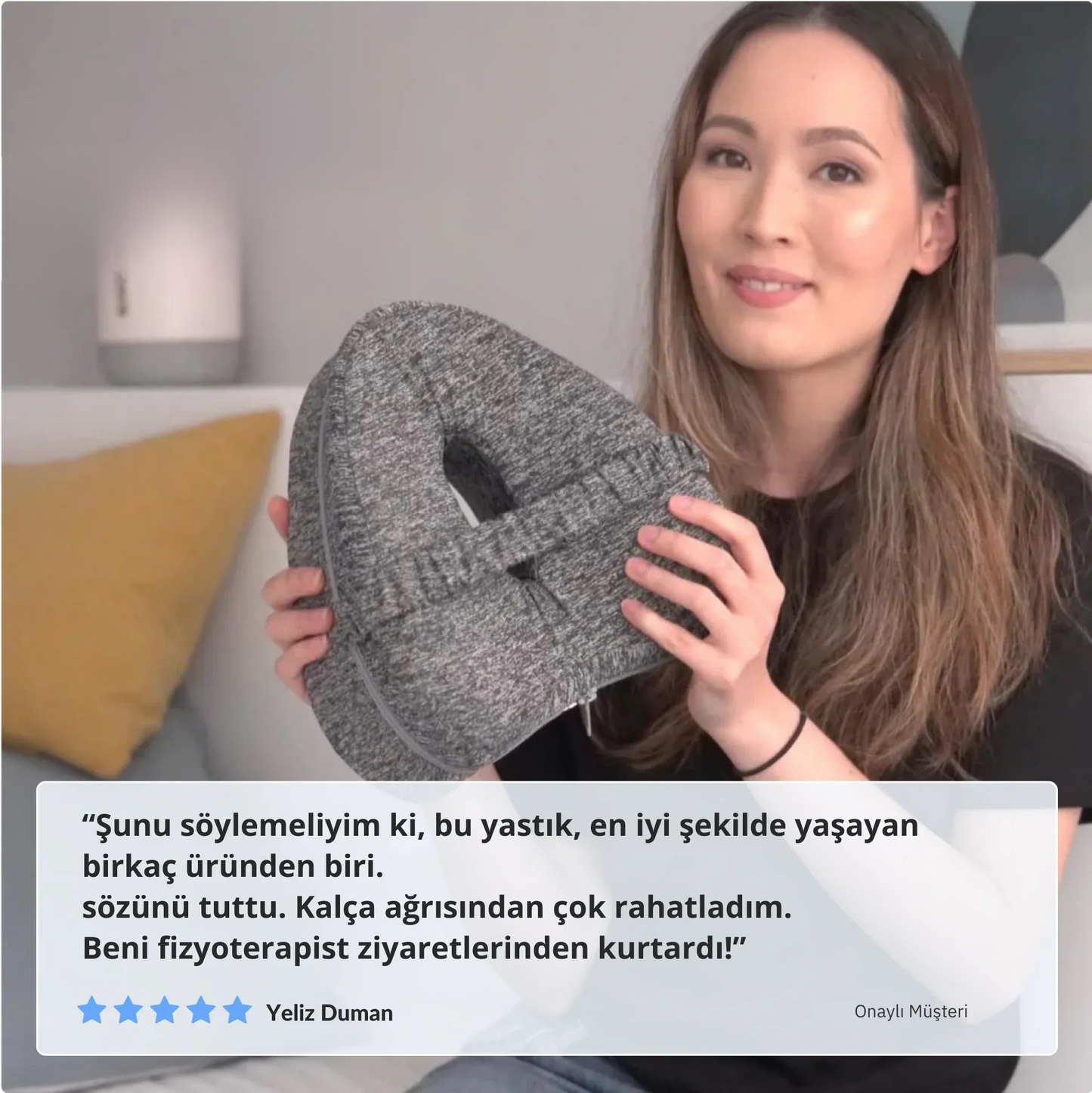 Medikal Evin Ultra Rahat Uyku Diz Yastığı (Siyatik & Hamile & Bel Ağrıları)