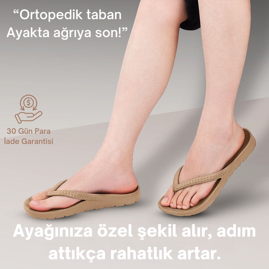 MedikalEvin™ Ayak Destekli Konfor Terliği
