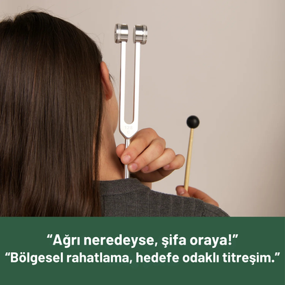 MedikalEvin™ 128Hz Sinir Sakinleştirici Titreşimli Terapi