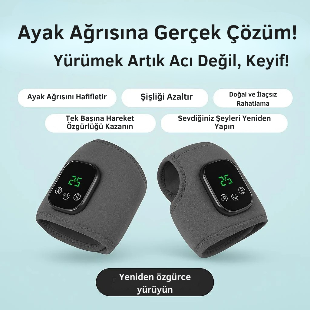 Medikal Evin™ Ayak Ağrısı Giderici 3’ü 1 Arada Terapi Cihazı  ( 3 Etkili Derin Dönüşüm Mekanizması )