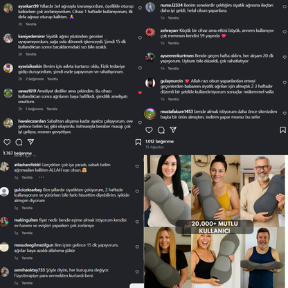 Medikalevin™ OrtoFlex Siyatik & Bel Masaj Aleti