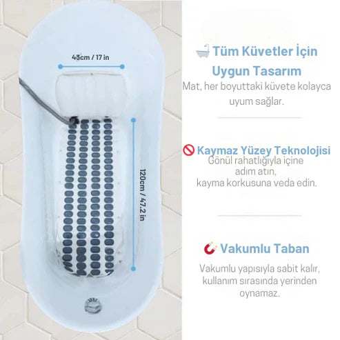 Medikal Evin™ Jakuzi Banyo Matı