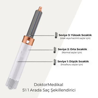 Medikal Evin 5'i 1 Arada Saç Şekillendirici