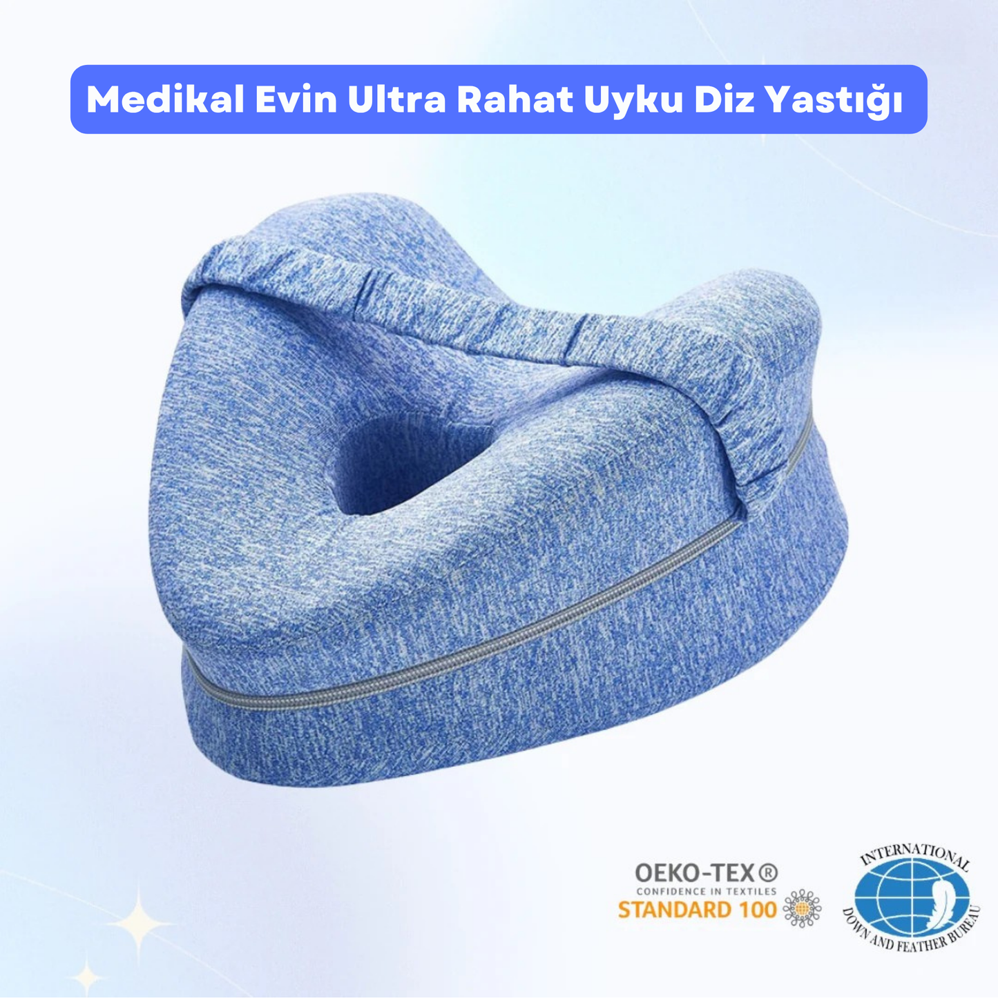 Medikal Evin Ultra Rahat Uyku Diz Yastığı (Siyatik & Hamile & Bel Ağrıları)