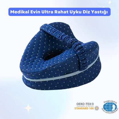 Medikal Evin Ultra Rahat Uyku Diz Yastığı (Siyatik & Hamile & Bel Ağrıları)
