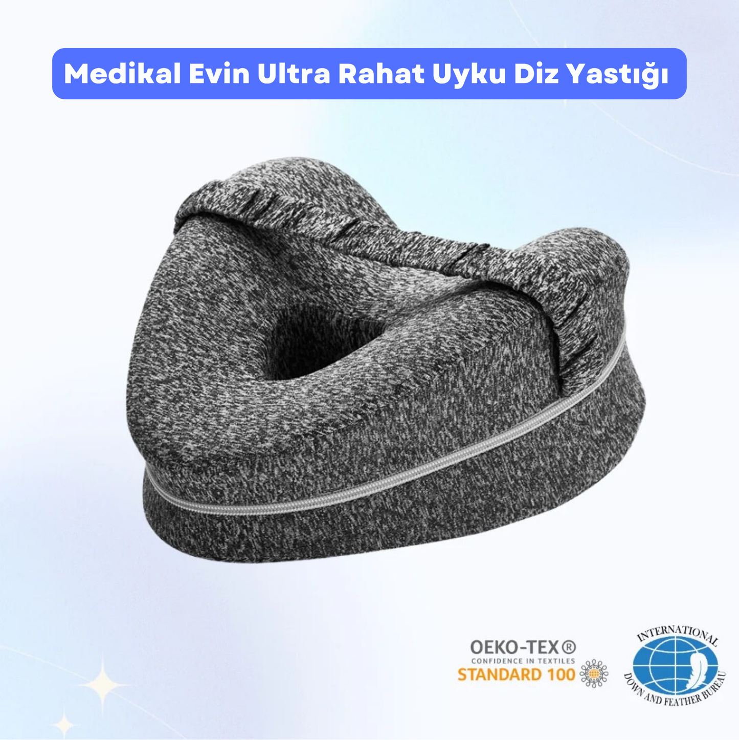 Medikal Evin Ultra Rahat Uyku Diz Yastığı (Siyatik & Hamile & Bel Ağrıları)