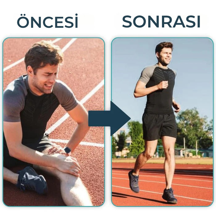 Medikalevin™ 3'ü 1 arada diz terapi cihazı - kablosuz kızılötesi, lazer ve titreşim terapisi